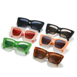 Vintage Y2K Oversized Square Cat Eye Sunglasses for Women