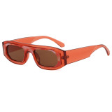 Retro Y2K Narrow Rectangle Streetwear Shades Sunglasses for Women Men