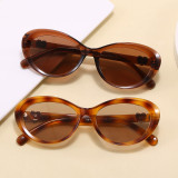 Retro Y2K Oval Cat Eye Sunglasses for Women