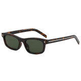 Retro 90s Style UV400 Narrow Rectangle Sunglasses for Men Women