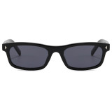 Retro 90s Style UV400 Narrow Rectangle Sunglasses for Men Women