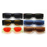 Y2K Narrow Rectangular Cat Eye Futuristic Style Sunglasses for Women Men