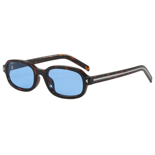 Vintage Y2K Small Rectangle UV400 Protection Sunglasses for Women Men