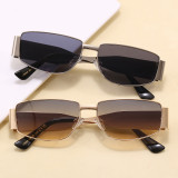 Retro 90s Y2K Narrow Rectangular Sunglasses for Women Men