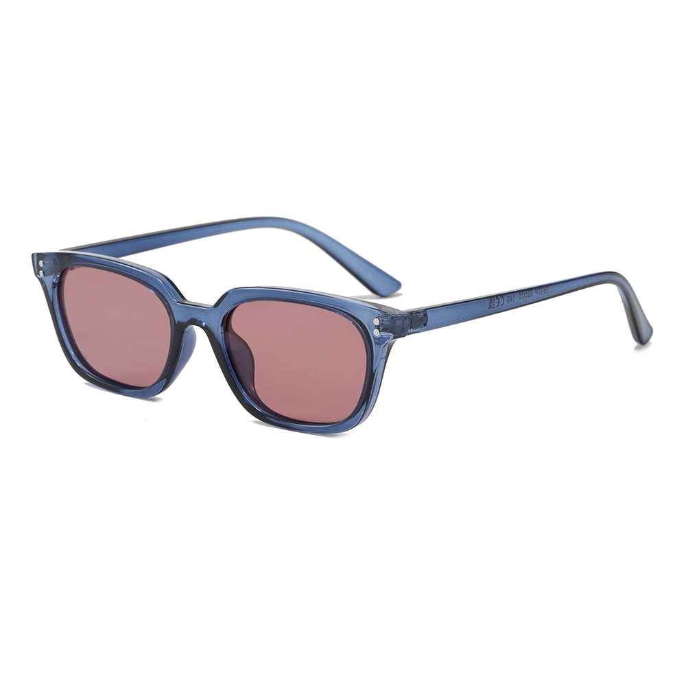 Retro Oversized Square Sunglasses Polarized U400 Vintage Cat-Eye Frame Shades Womens Retro Large Gothic Cat Eye Thick Plastic Retro 80s  main image 3