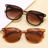 Vintage Retro Square Gradient Lens UV400 Outdoor Sunglasses for Men Women