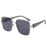 Retro Oversized Square Gradient Lens Shades Sunglasses for Women Men
