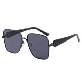 Retro Oversized Square Gradient Lens Shades Sunglasses for Women Men