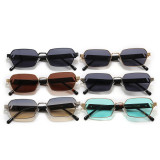 Y2K Slim Geometric Polygon Sunglasses for Men Women