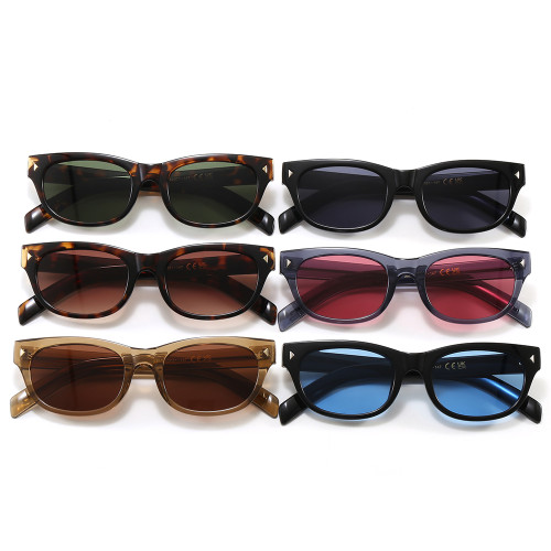 Vintage Y2K Rectangular Shades Sunglasses for Men Women
