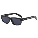 Retro Flat  Rectangular UV400 Protection Outdoor Vacation Sunglasses for Women Men