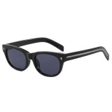 Vintage Y2K Rectangular Shades Sunglasses for Men Women