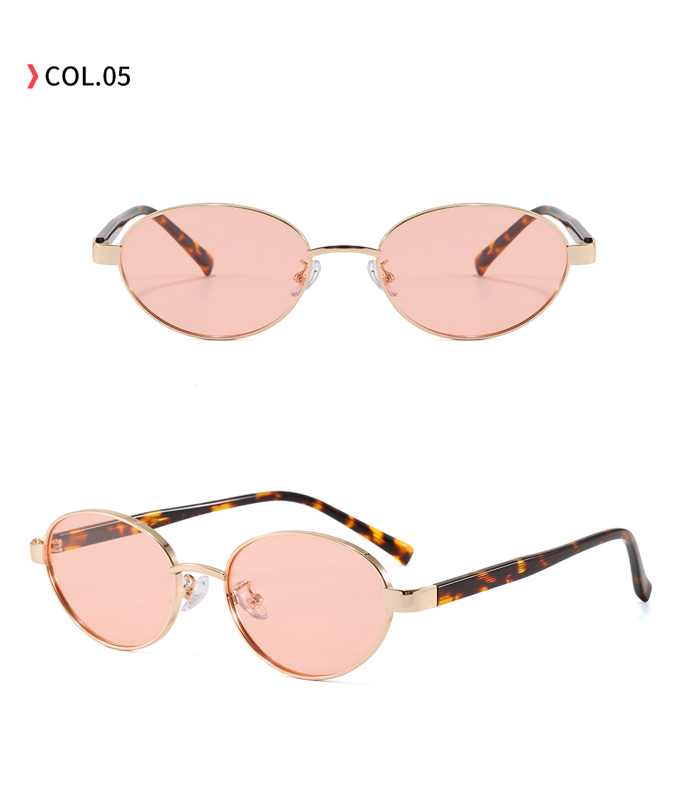 Gold Green Metal Sunglasses Frame Color 4