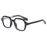 Vintage Octagon Geometric Square Frame UV400 Shades Sunglasses for Men Women