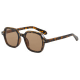 Vintage Octagon Geometric Square Frame UV400 Shades Sunglasses for Men Women