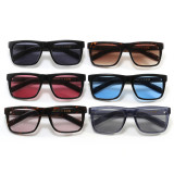 Unisex Classic Rectangular Tinted Lens UV400 Shades Sunglasses