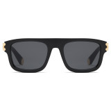 Retro Thick Flat Top Square Sunglasses for Men & Women