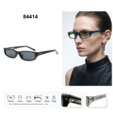 Y2K Retro Slim Rectangle UV400 Protection Sunglasses for Men Women
