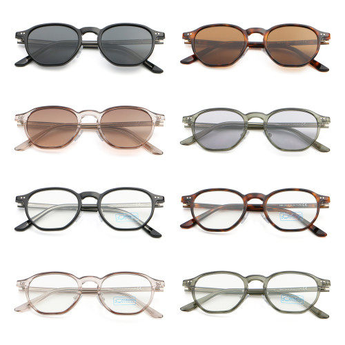 Retro Round Rivet UV400 Protection Shades Sunglasses for Men & Women