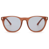 Round UV400 Sunglasses with Decorative Temples