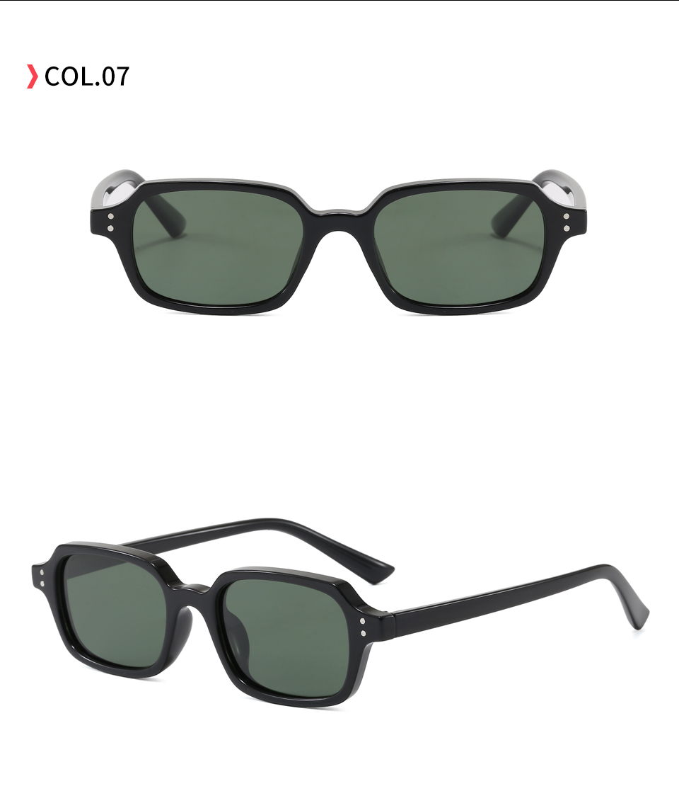 C7 Black-Green sunglasses shown from the front and at an angle