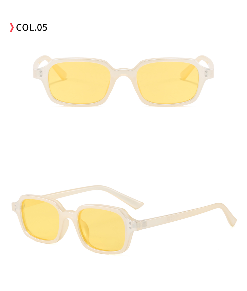C5 Transparent White-Yellow sunglasses shown from the front and at an angle