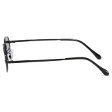 Slim Oval Polarized Sunglasses with TAC Lenses and Lightweight Metal Frame