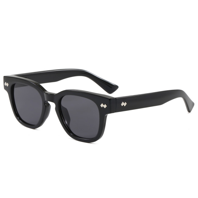 Retro Square Thick Frame UV400 Protection Sunglasses for Men Women