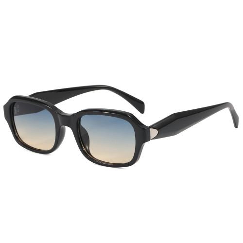 Retro Y2K Rectangle Thick Frame SunglassesSunglasses for Men Women