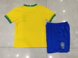 2021 Brazil Home Yellow Kid Kit