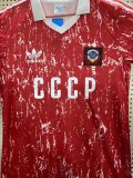 1990 Soviet Red Retro Jersey/1990 苏联红色复古
