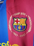 07-08 Barcelona Home Long Sleeve Retro Jersey/07-08 巴萨主场长袖