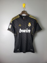 2012 Real Madrid Black Short Sleeve Retro Jersey