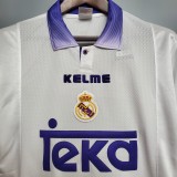 97-98 Real Madrid Home Short Sleeve Retro Jersey/97-98皇马主场