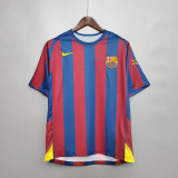 2006 Barcelona UEFA Champions League Home Retro Jersey/2006 巴萨主场，欧冠版本