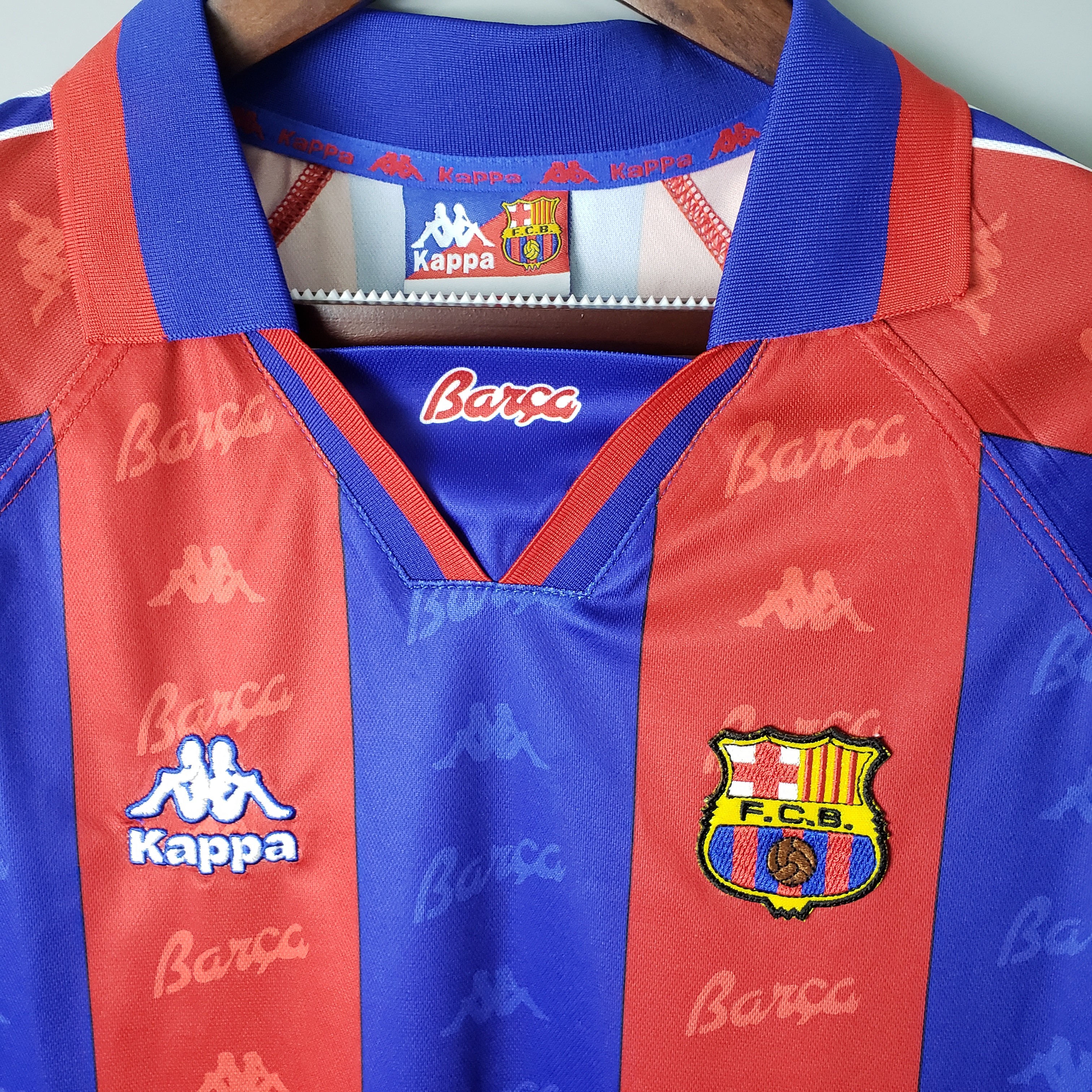 1996-97 Barcelona Home Retro Jersey