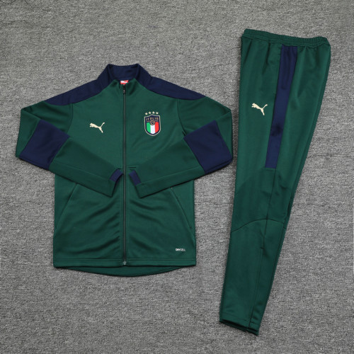 2020 Italy Green Jacket Suit