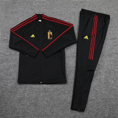 2020 Belgium Black Jacket Suit