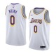 Lakers Retro Round Neck Hot Pressed Jersey