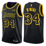 Lakers Mamba Black Hot Pressed Jersey/NBA 湖人队黑曼巴24号bryant