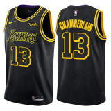 Lakers Mamba Black Hot Pressed Jersey/NBA 湖人队黑曼巴24号bryant