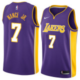 Lakers Violet V-Neck Hot Pressed Jersey