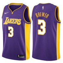 Lakers Violet V-Neck Hot Pressed Jersey