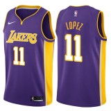 Lakers Violet V-Neck Hot Pressed Jersey