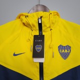 2021 Windbreaker Boca Juniors Blue and Yellow S-XXL/2021 博卡防风衣
