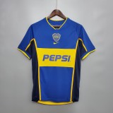 2002 Boca Juniors Home Retro Jersey/2002博卡主场