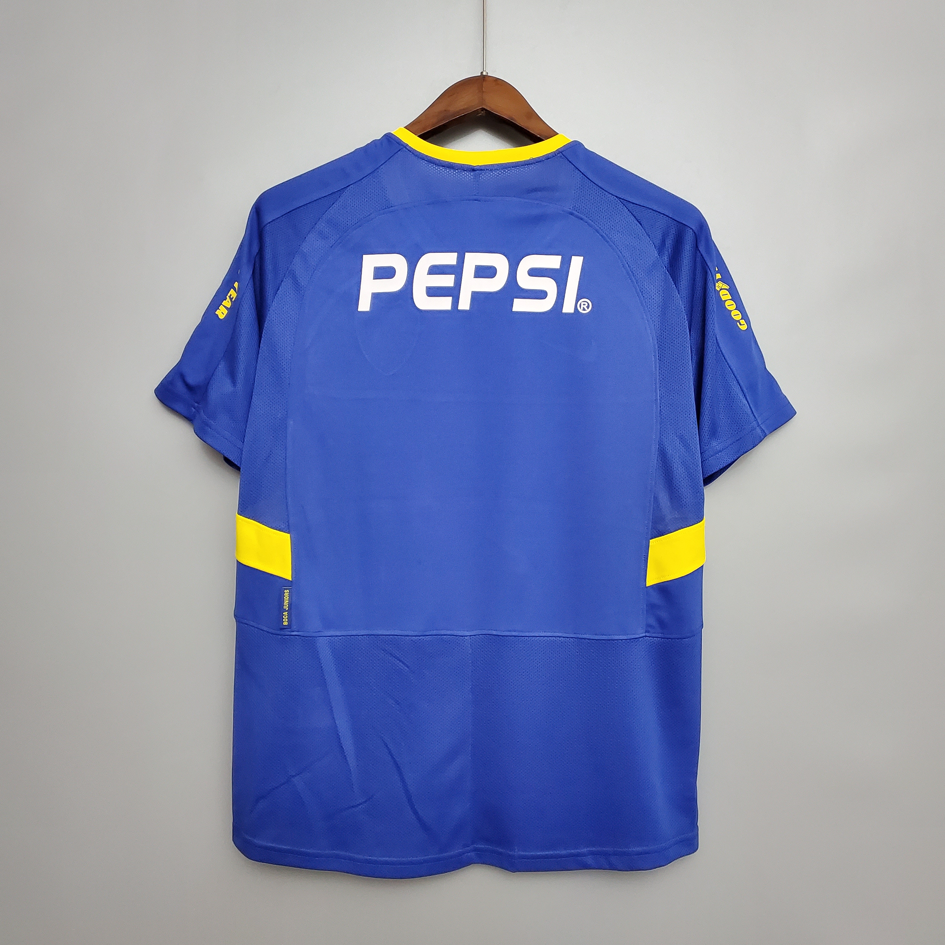 BOCA JUNIORS PEPSI サッカー レプリカユニフォーム 90's Boca Juniors CABJ Mens M Size Pepsi Blue Club Soccer Jersey