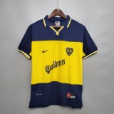 1999 Boca Juniors Home Retro Jersey/1999博卡主场