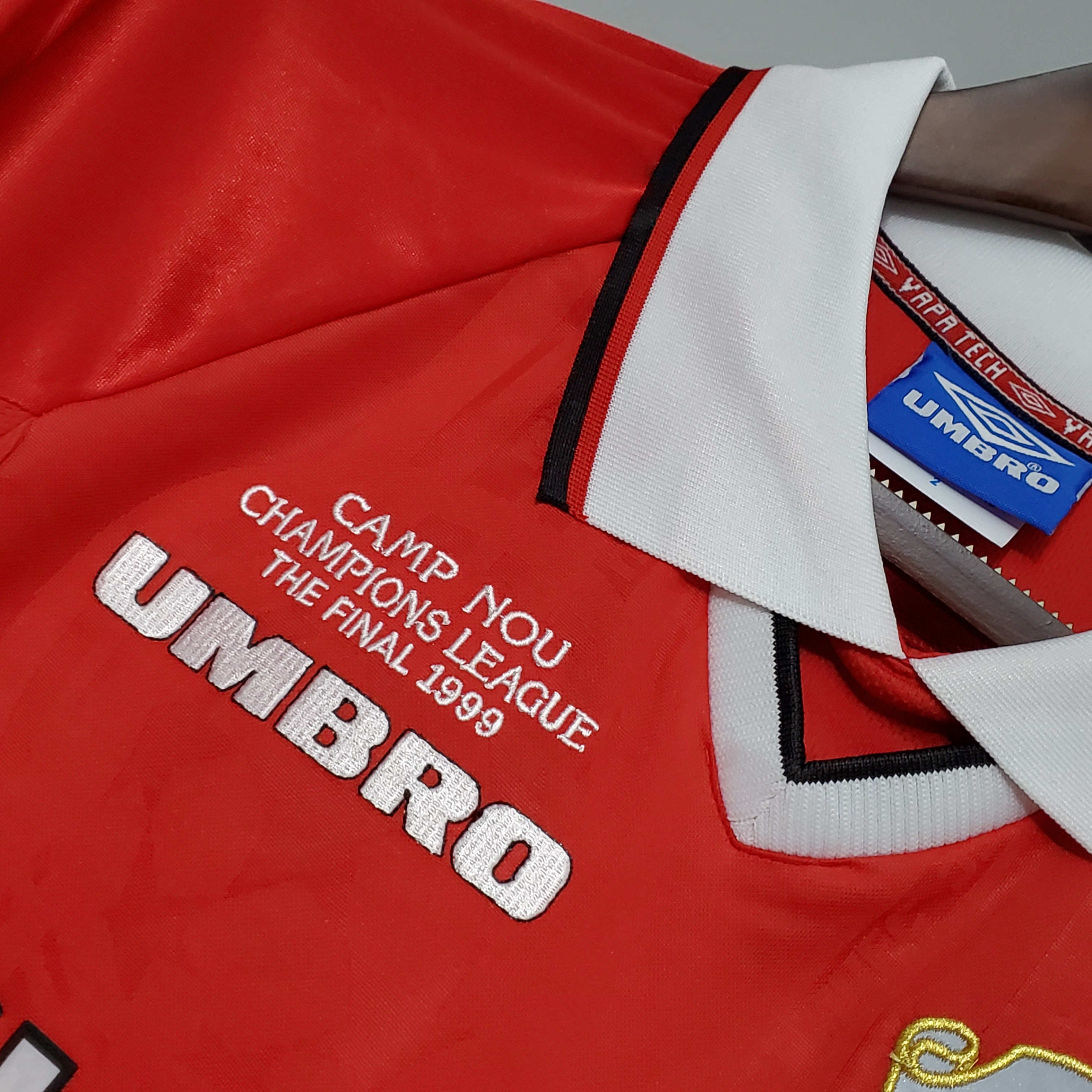 1999-2000 Manchester United Home Long Sleeve Retro Jersey 1999-2000 Manchester United Home Long Sleeve Retro Jersey