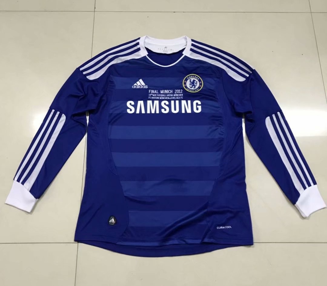 Chelsea No3 Marcos A. Home Long Sleeves Jersey